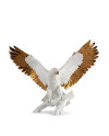 Freedom eagle Sculpture. White and copper Lladró Porcelain 01009578