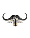 Buffalo mask (black-gold) Sculpture Porcelana Lladró 01009594