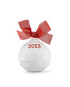 2023 Christmas ball (Re-Deco red) Lladró Porcelain 01018475