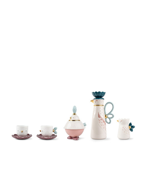 Coffee set Kawki Lladró Porcelain 01009663