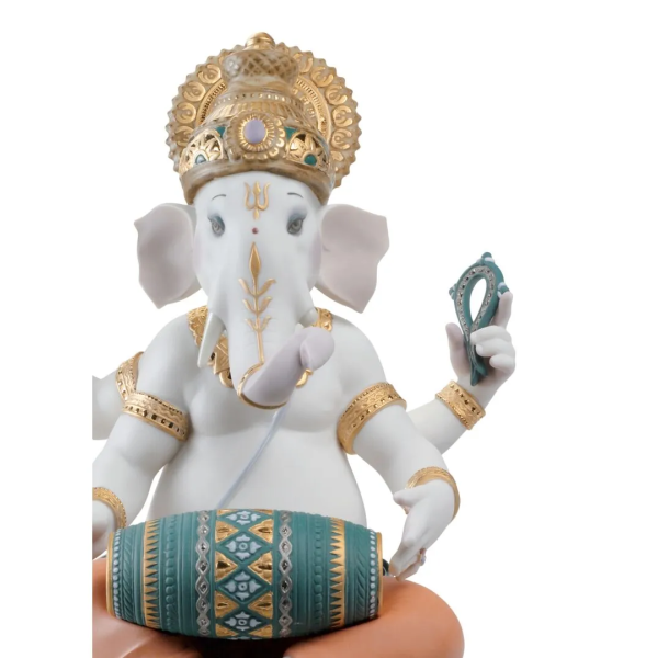 Lladro 01007184 Figurine MRIDANGAM GANESHA LIMITED EDITION