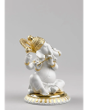 Lladro Porcelain BANSURI GANESHA (GOLDEN RE-DECO) 01009277