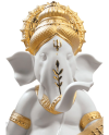 Lladro Porcelain VEENA GANESHA (GOLDEN RE-DECO) 01009276