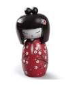 Lladro 1008709 Figurine KOKESHI II RED