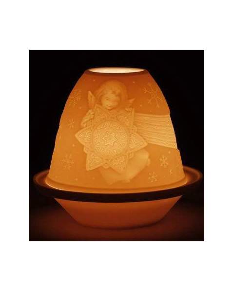 Lladro 1017341 LITOPHANE VOTIVE LIGHT ANGEL WITH STAR 1017341