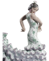 Lladro 01008766 FLAMENCO FLAIR (GREEN / PURPLE) Porcelain Lladro