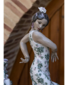 Lladro 01008766 ARTE FLAMENCO (VERDE / VIOLETA) Porcelana Figura Lladro