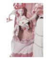 Lladro 01007032 Figurine LADIES IN THE GARDEN VASE RED