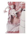 Lladro 01007032 LADIES IN THE GARDEN VASE RED 010.07032