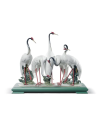 Lladro 1008697 Figurine FLOCK OF CRANES