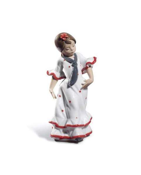 Lladro 1008747 BAILAORITA CON LOS BRAZOS ABAJO (ROJO) 1008747