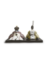 Hina Dolls (brown) Lladró Porcelaine 01009373 