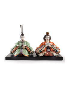 Hina Dolls (verde y naranja) Porcelana Lladró 01009474  