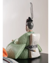 Hina Dolls (vert et orange) Lladró Porcelaine 01009474  