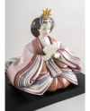 Hina Dolls Figurine. Beige & pink Lladró Porcelaine 01009543  