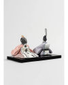 Hina Dolls (violet) Lladro Porcelaine 01009410 