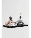 Hina Dolls (violet) Lladro Porcelaine 01009410 