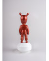 The metallic red Guest-Little Lladró Porcelain 01007754