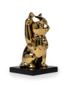 Figura Maneki Neko. Lustre dorado Porcelana Lladró 01009305  