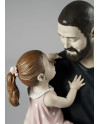 In daddy's arms Lladró Porcelain 01009391