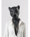 Panther woman Lladró Porcelain 01009428