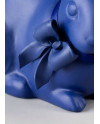 Attentive bunny (blue-gold) Lladró Porcelain 01009448