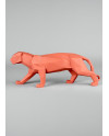 Panther (coral) Lladró Porcelain 01009457