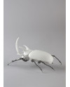 Rhinoceros beetle (matte white) Lladró ФАРФОР 01009478  