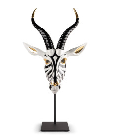 Antelope mask (black-gold) Lladró Porcelain 01009541