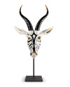 Antelope mask (black-gold) Lladró Porcelain 01009541