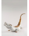 Crocodile (white-copper) Lladró Porcelain 01009542