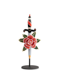 Dague et rose Lladró Porcelaine 01009556  