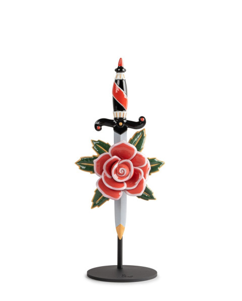 Dagger and Rose Lladró Porcelain 01009556