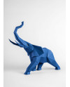 Escultura Elefante (azul) Porcelana Lladró 01009560  