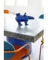 Mummy bear and babies (blue-gold) Sculpture. Limited Edition Porcellana Lladró 01009565  