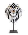 Lion mask (black-gold) Porcellana Lladró 01009566  