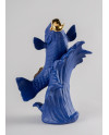 Koi (blue-gold) Porcelana Lladró 01009579  