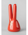 The Rabbit (red - gold) Sculpture Lladró Porcelain 01009590