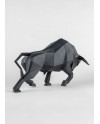 Bull (matte black) Sculpture Lladró Porcelain 01009593