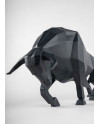 Bull (matte black) Sculpture Lladró Porcelain 01009593