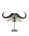 Buffalo mask (black-gold) Sculpture Lladró Porzellan 01009594  