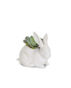 Bunny Garden Figurine. Matte White. Plant the Future Lladró Porcelaine 01009644  