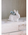 Bunny Garden Figurine. Matte White. Plant the Future Lladró Porcelaine 01009644  