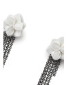 Orchid long earrings Lladró Porcelain 01010228