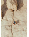 Golden Blue Reef Metal Ring Lladró Porcelain 01010237