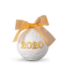 2020 Christmas Ball. Golden Luster Lladró Porcelaine 01018452 