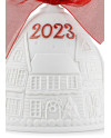 2023 Christmas bell (Re-Deco red) Lladró Porcelain 01018473