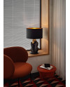 Gorilla lamp (black-gold) (CE) Lladró ФАРФОР 01024166  