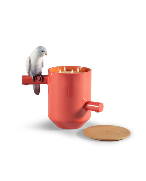 Parrot's scented Treasure (red) Lladró Porcelain 01040192