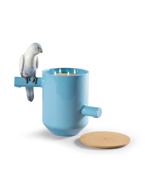 Parrot's scented Treasure (blue) Porcelana Lladró 01040193 